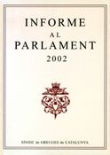 2002 INFORME AL PARLAMENT, de AA.VV. | portada del libro