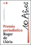 10 AÑOS PREMIO ROGER DE LLURIA, de AA.VV. | portada del libro
