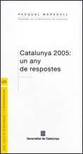 CATALUNYA 2005 UN ANY DE RESPOSTES, de MARAGALL, PASQUAL | portada del libro