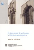 REGIM JURIDIC DE LES LLENGUES -41, de PLA I BOIX | portada del libro