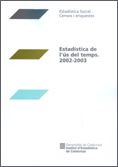 Estad¡stica de l'ús del temps. 2002-2003, de AA.VV. | portada del libro
