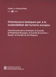 ORIENTACIONS BASIQUES PER A LA SOSTENIBILITAT, de AA.VV. | portada del libro