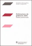 ESTIMACIONS DE POBLACIO 2004, de AA.VV. | portada del libro