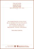 COMPETENCIES LEGISLATIVES DE LA GENERALITAT, de BOSCH CAPDEVILA | portada del libro