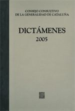 Dictámenes emitidos por el Consejo Consultivo de la Generalidad de Cataluña 2005, de AA.VV. | portada del libro