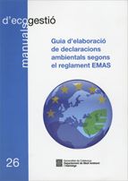 Guia d'elaboració de declaracions ambientals segons el reglament EMAS, de Samitier i Martí, Salvador | portada del libro