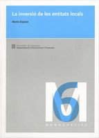 inversió de les entitats locals/La, de ESPASA QUERALT, MARTA | portada del libro