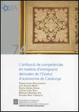 atribució de competències en matèria d'immigració derivades de l'Estatut d'Autonomia de Catalunya/L', de Camas Roda (coord.),