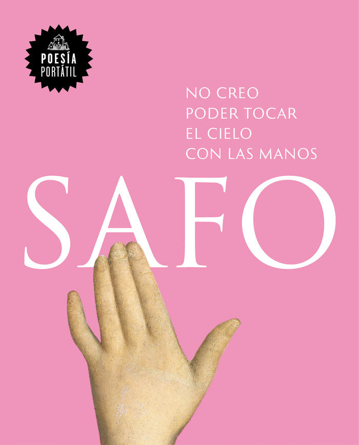 No creo poder tocar el cielo con las manos, de Safo, | portada del libro