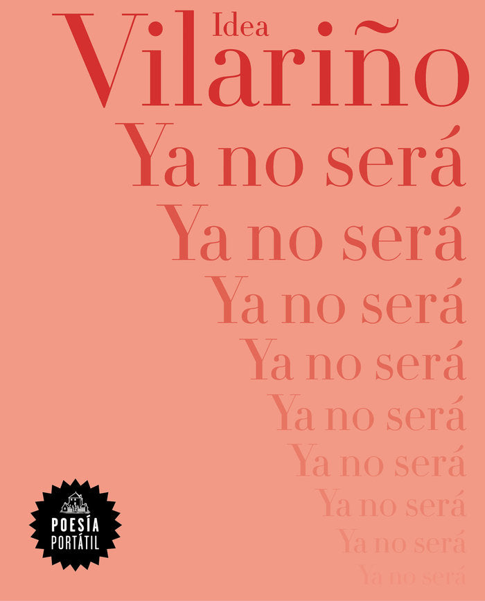 Ya no será, de Vilariño, Idea | portada del libro