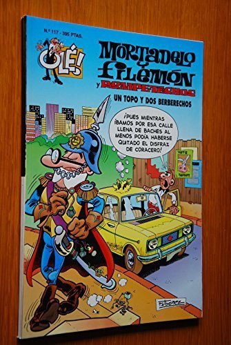 OLE MORTADELO 117 UN TOPO DOS BERBERECHOS, de IBAÑEZ | portada del libro