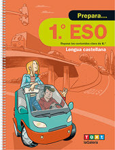 Prepara 1r ESO Lengua castellana, de Orihuela, Luz | portada del libro