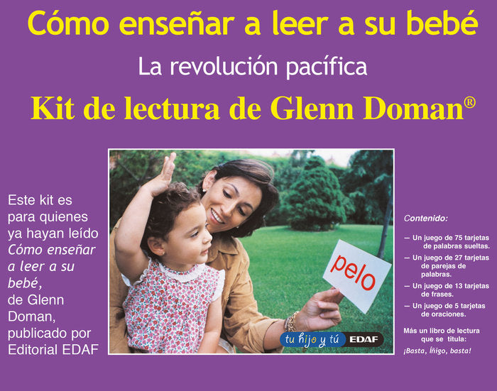 Cómo enseñar a leer a su bebé. Kit, de Doman, Glenn | portada del libro