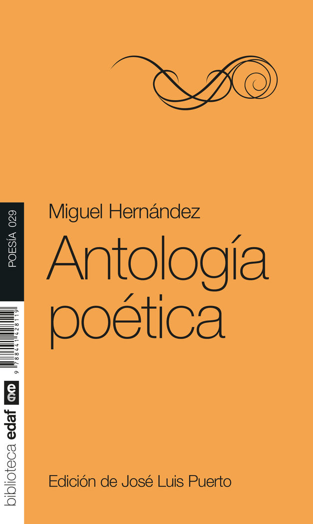 Antología poética, de Hernández Gilabert, Miguel | portada del libro