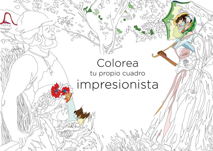 Colorea tu propio cuadro impresionista, de Desconocido | portada del libro