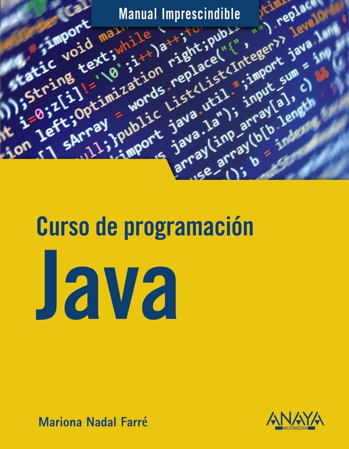 CURSO DE PROGRAMACION JAVA, de NADAL, MARIONA | portada del libro