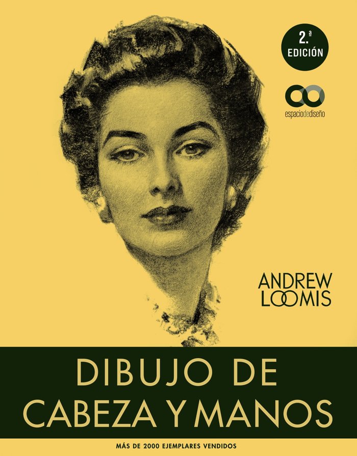 Dibujo de cabeza y manos, de LOOMIS, ANDREW | portada del libro