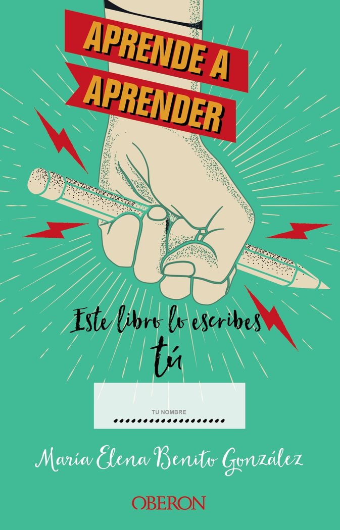 APRENDE A APRENDER ESTE LIBRO LO ESCRIBES TU, de BENITO GONZALEZ, MARIA ELENA | portada del libro