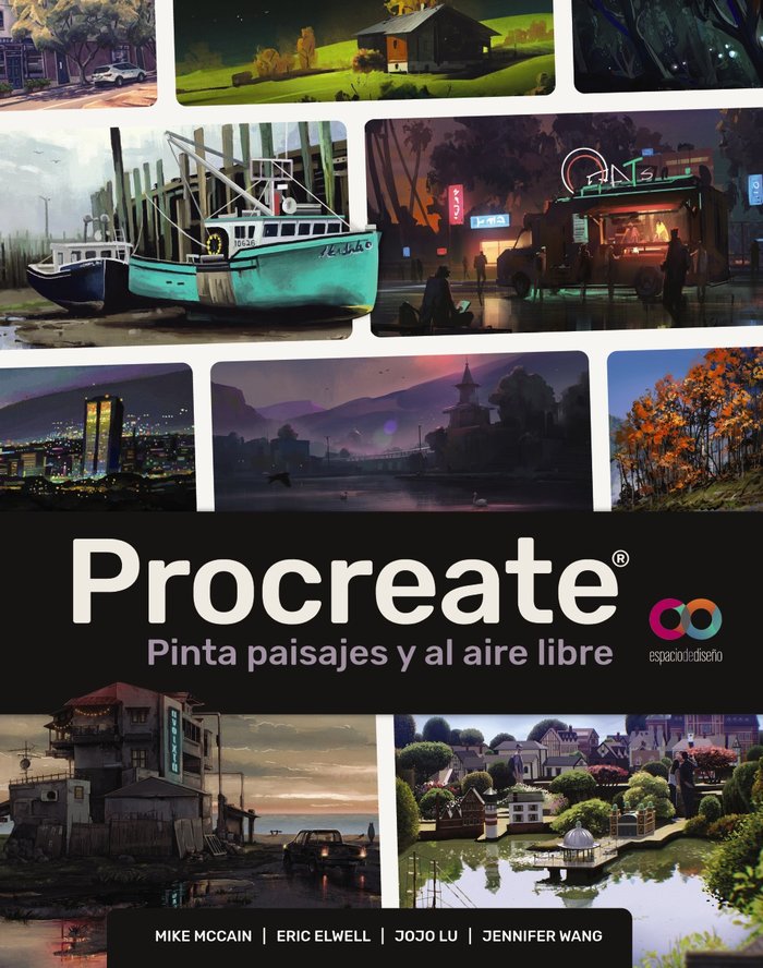 Procreate. Pinta paisajes y al aire libre, de MCCAIN, MIKE | portada del libro