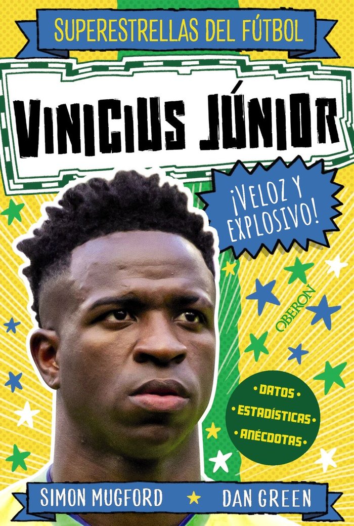 VINICIUS JUNIOR, de MUGFORD, SIMON | portada del libro