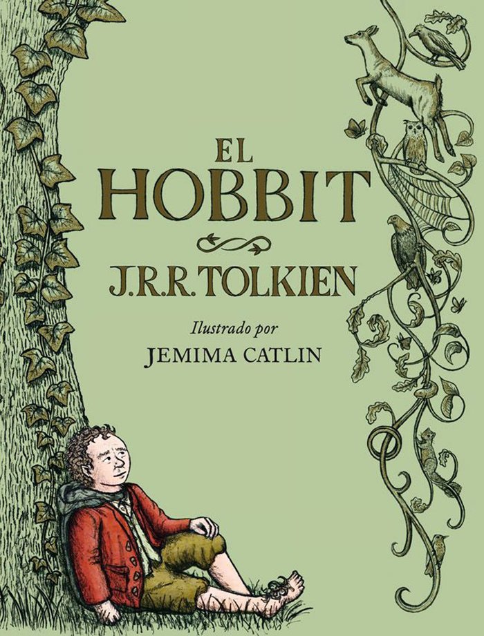 El Hobbit. Ilustrado por Jemima Catlin, de Tolkien, J. R. R. | portada del libro