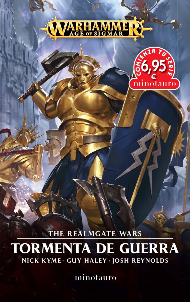 CTS AGE OF SIGMAR 1: TORMENTA DE GUERRA, de GUY HALEY | portada del libro