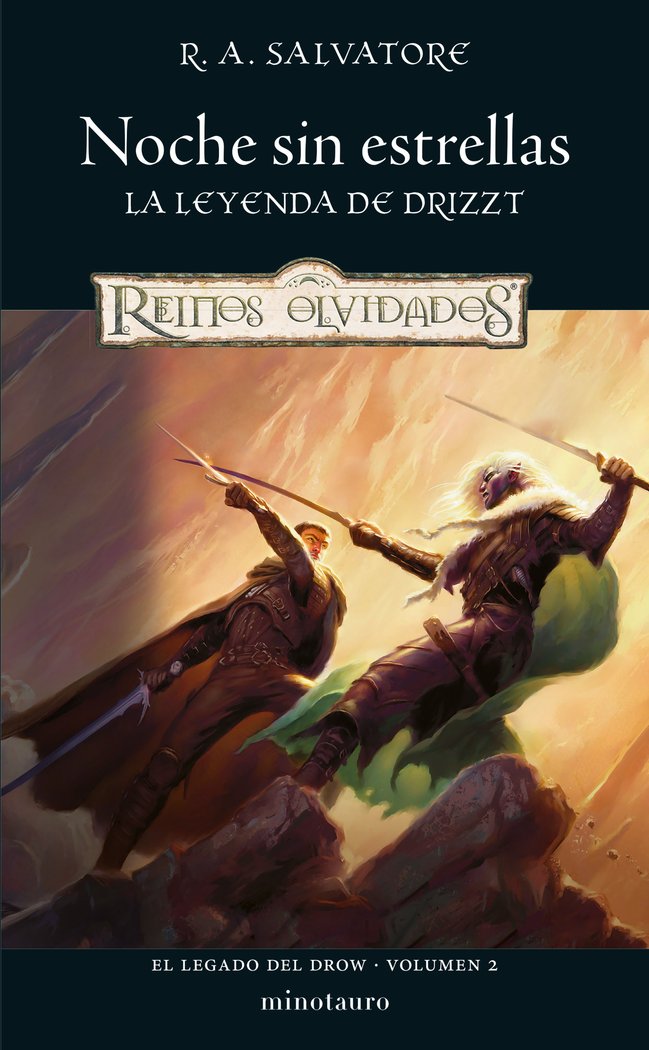 EL LEGADO DEL DROW 2 NOCHE SIN ESTRELLAS, de R A SALVATORE | portada del libro