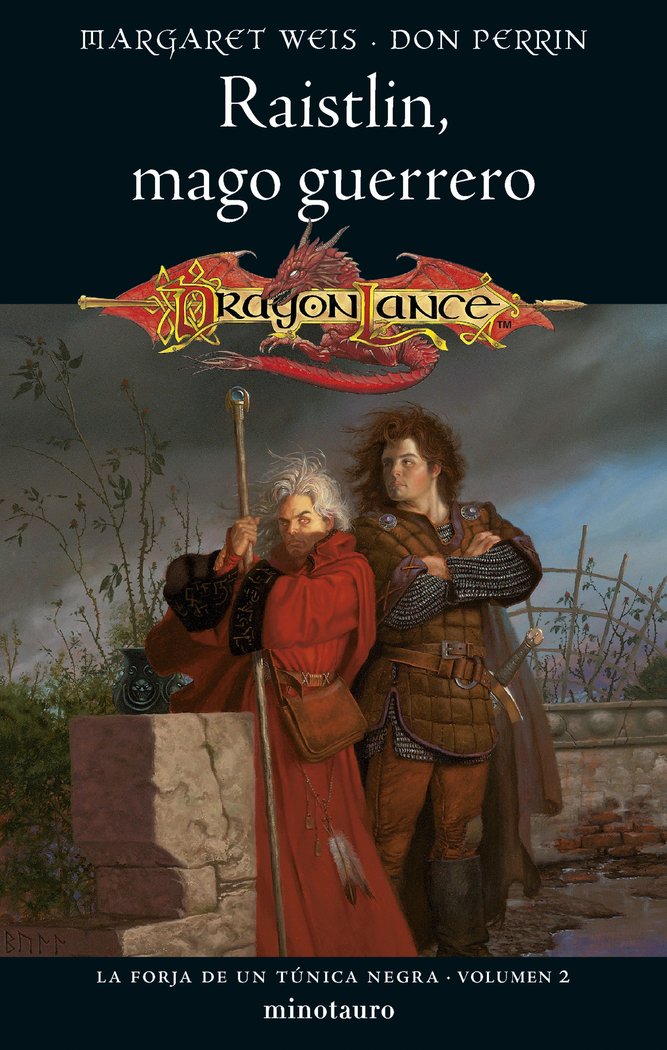 LA FORJA DE UN TUNICA NEGRA Nº 02/04 RAISTLIN CRISOL DE LA MAGIA, de WEIS, MARGARET | portada del libro