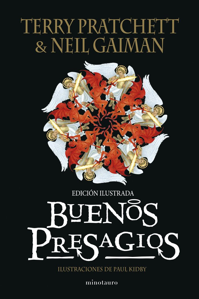 BUENOS PRESAGIOS. ILUSTRADO POR PAUL KIDBY, de TERRY PRATCHETT Y NEIL GAIMAN | portada del libro