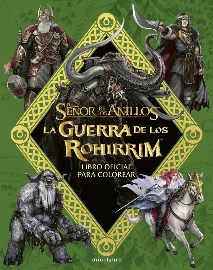 LA GUERRA DE LOS ROHIRRIM: LIBRO OFICIAL PARA COLOREAR, de TOLKIEN, J. R. R. | portada del libro