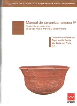 Manual de cerámica romana IV, de FERNANDEZ OCHOA | portada del libro