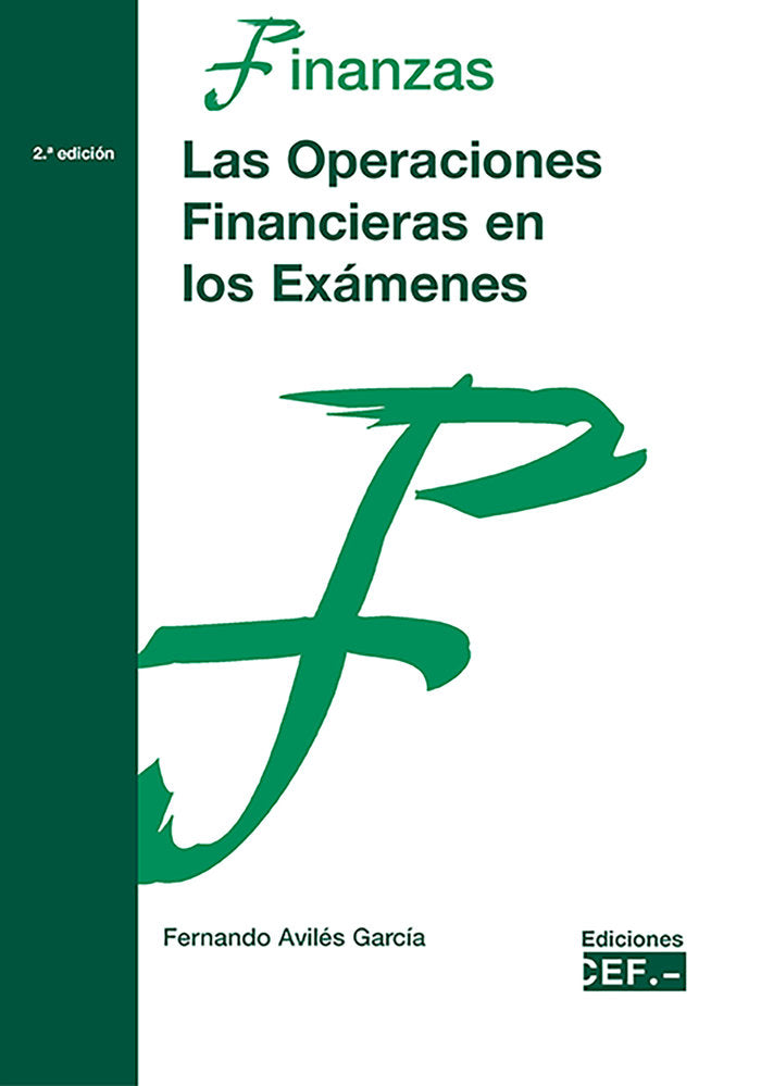 Las operaciones financieras en los exámenes, de Avilés García, Fernando | portada del libro