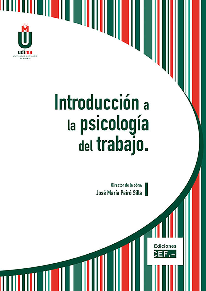 INTRODUCCIÓN A LA PSICOLOGÍA DEL TRABAJO, de PEIRO SILLA | portada del libro