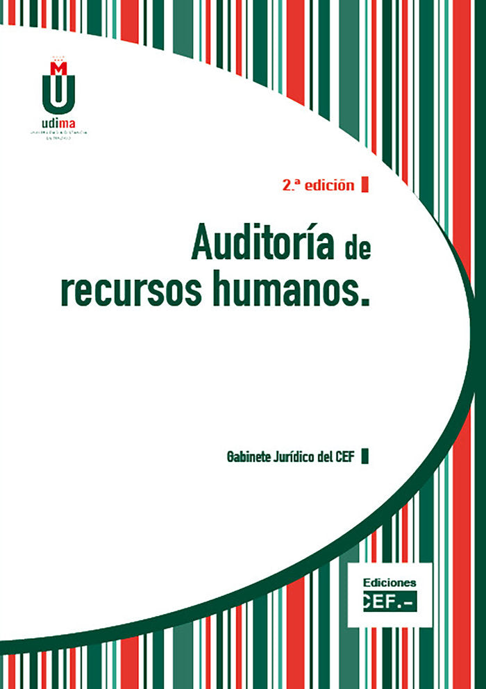 AUDITORÍA DE RECURSOS HUMANOS, de GABINETE JURÍDICO DEL CEF | portada del libro