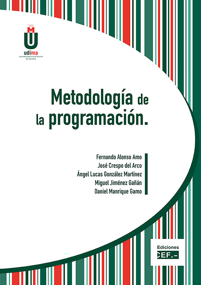 Metodología de la programación, de Alonso Amo, Fernando | portada del libro