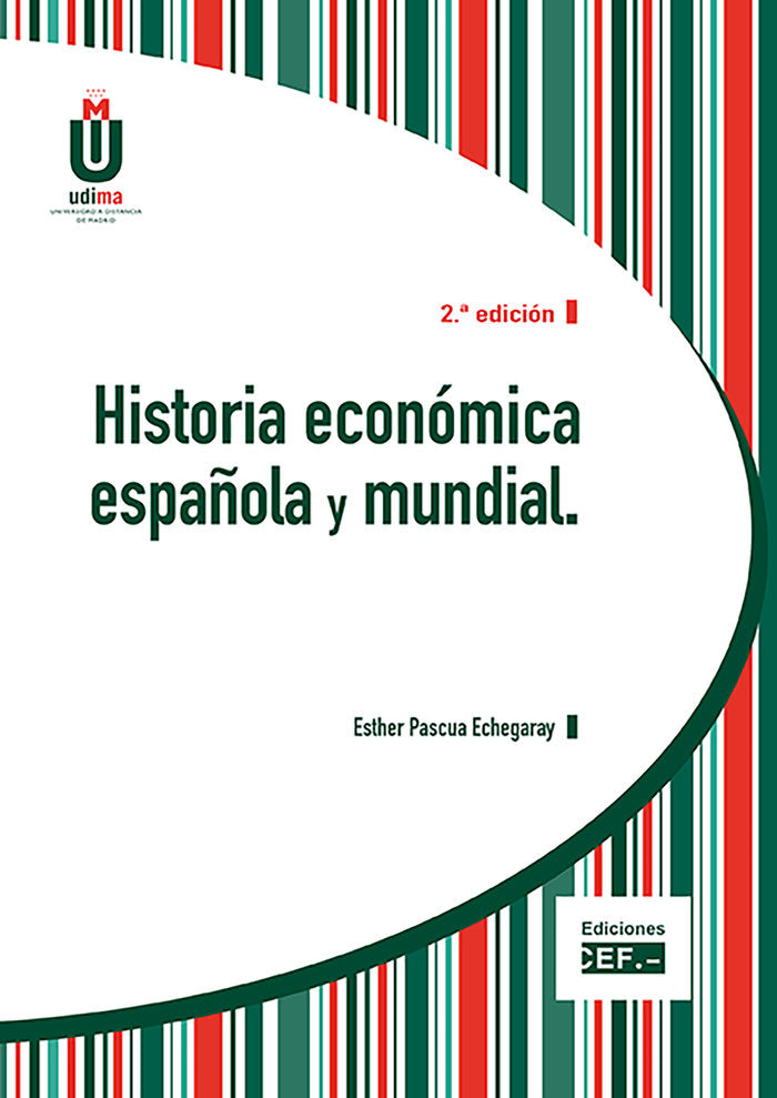 Historia económica española y mundial, de Pascua Echegaray, Esther | portada del libro