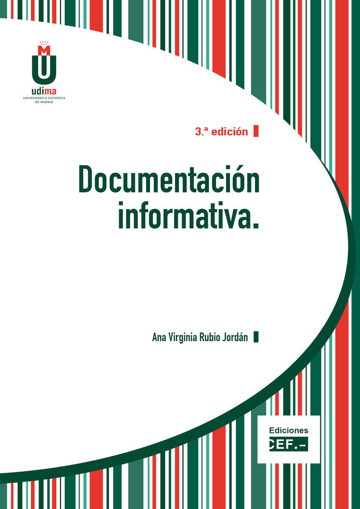 DOCUMENTACIÓN INFORMATIVA, de RUBIO JORDÁN, ANA VIRGINIA | portada del libro