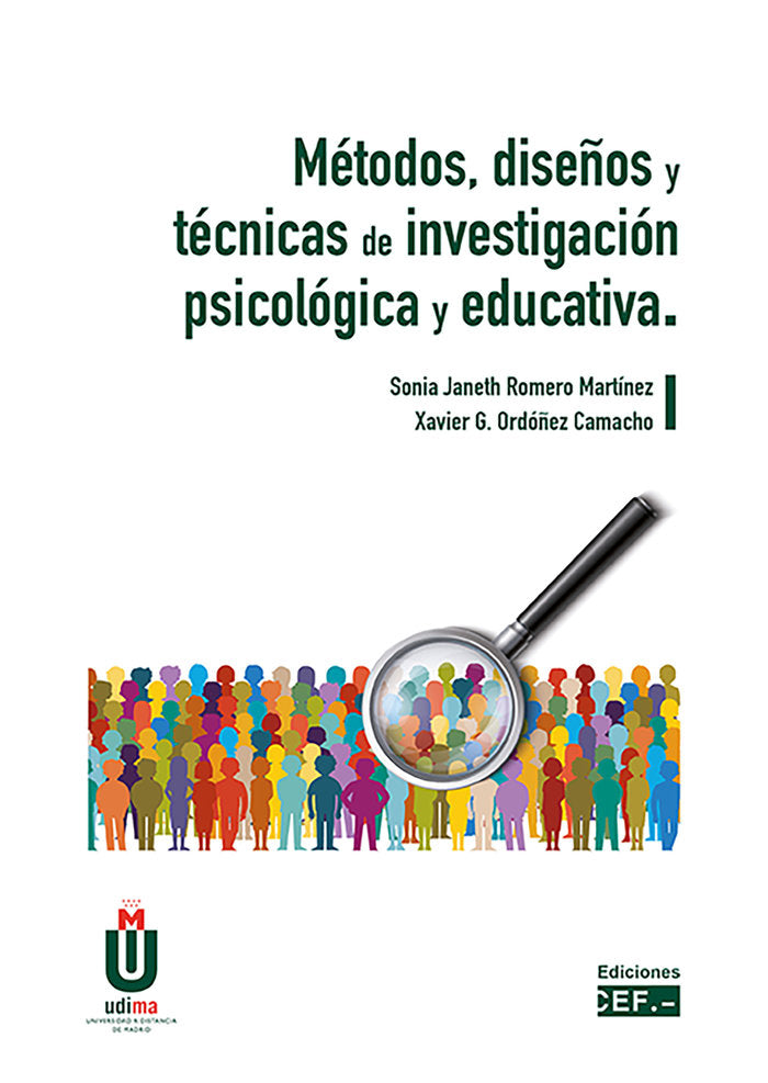Métodos, diseños y técnicas de investigación psicológica y educativa, de Romero Martínez, Sonia Janeth | portada del libro