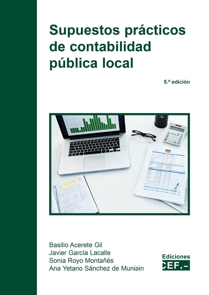 SUPUESTOS PRACTICOS DE CONTABILIDAD PUBLICA LOCAL, de ACERETE GIL | portada del libro