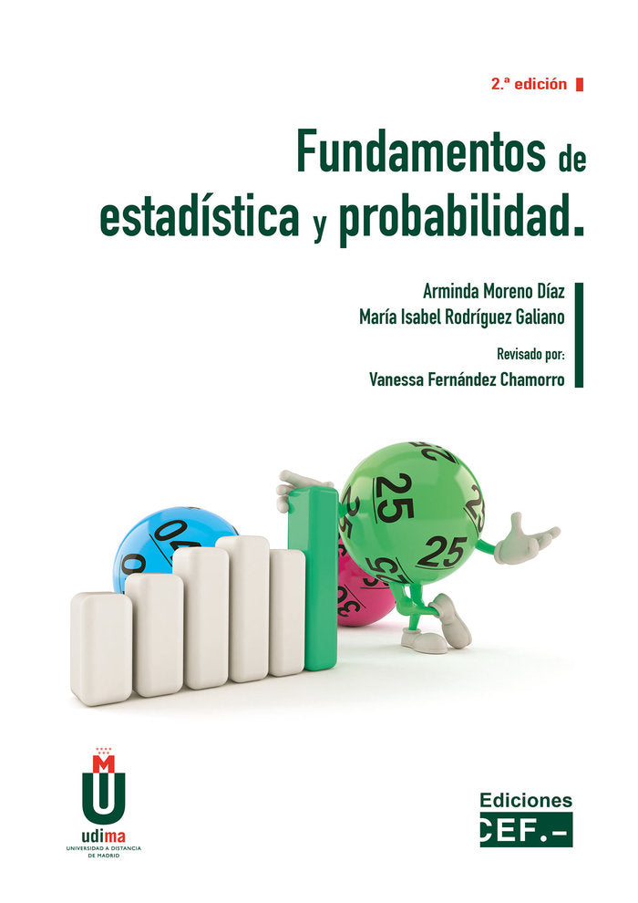 FUNDAMENTOS DE ESTADISTICA Y PROBABILIDAD, de MORENO DIAZ, ARMINDA | portada del libro