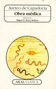 OBRA MEDICA, de Areteo de Capadocia | portada del libro