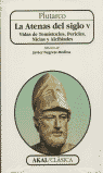 ATENAS DEL SIGLO V, de Plutarco | portada del libro