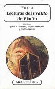 LECTURAS DEL CRATILO DE PLATON, de Proclo | portada del libro