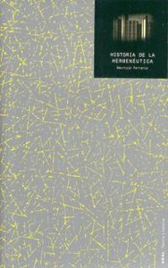 Hª DE LA HERMENEUTICA, de Ferraris | portada del libro
