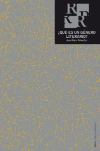 QUE ES UN GENERO LITERARIO?, de Schaeffer | portada del libro
