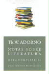 O.C. ADORNO 11 NOTAS SOBRE LITERATURA (NP), de Adorno | portada del libro