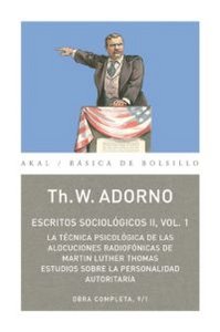 O.C. ADORNO 09 ESCRITOS SOCIOLOGICOS II VOL 1, de Adorno | portada del libro