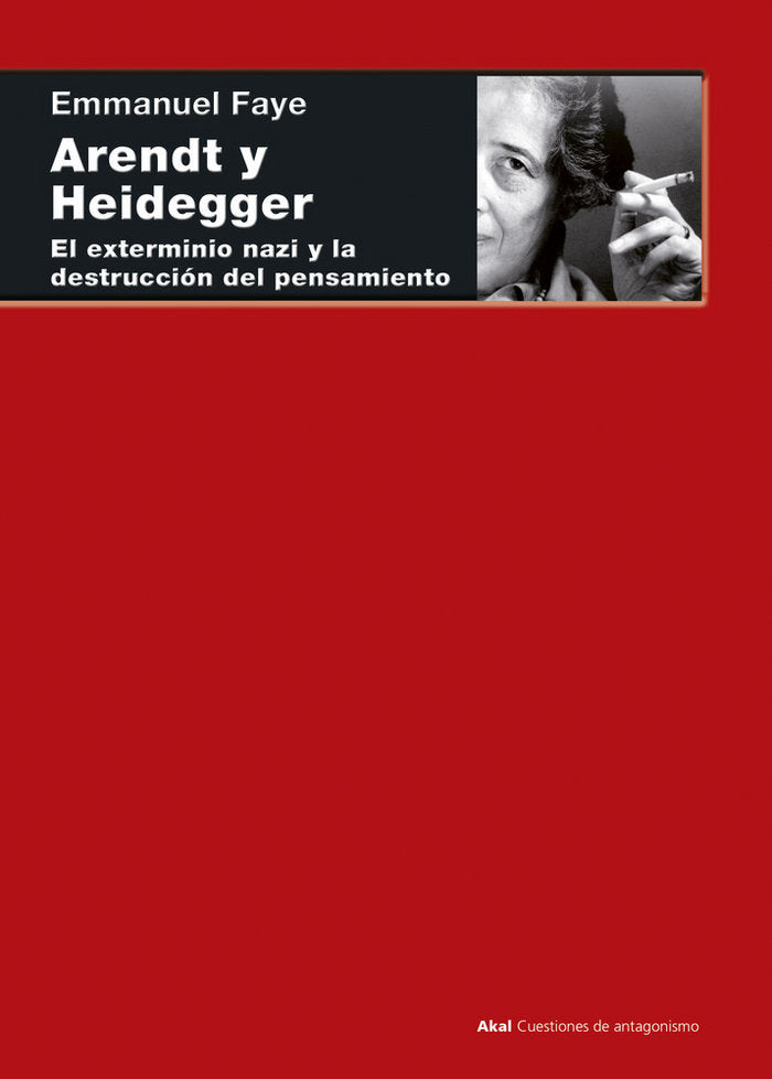 ARENDT Y HEIDEGGER, de Faye | portada del libro