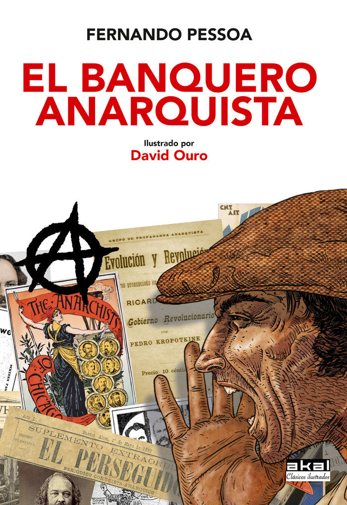 EL BANQUERO ANARQUISTA (COLECCION CLASICOS ILUSTRADOS), de PESSOA | portada del libro