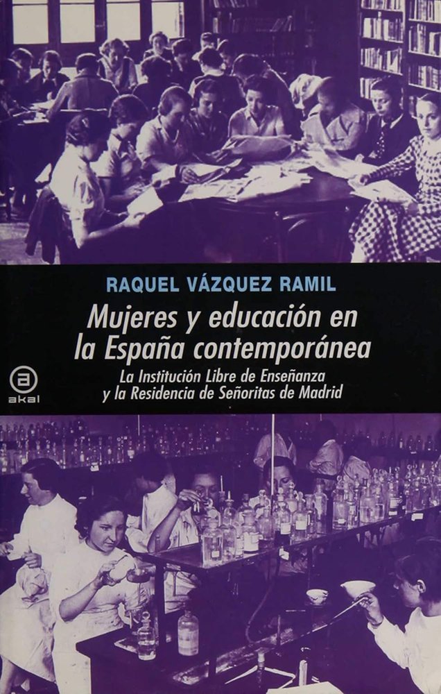 MUJERES Y EDUCACION EN LA EDAD CONTEMPORANEA, de Vázquez Ramil | portada del libro